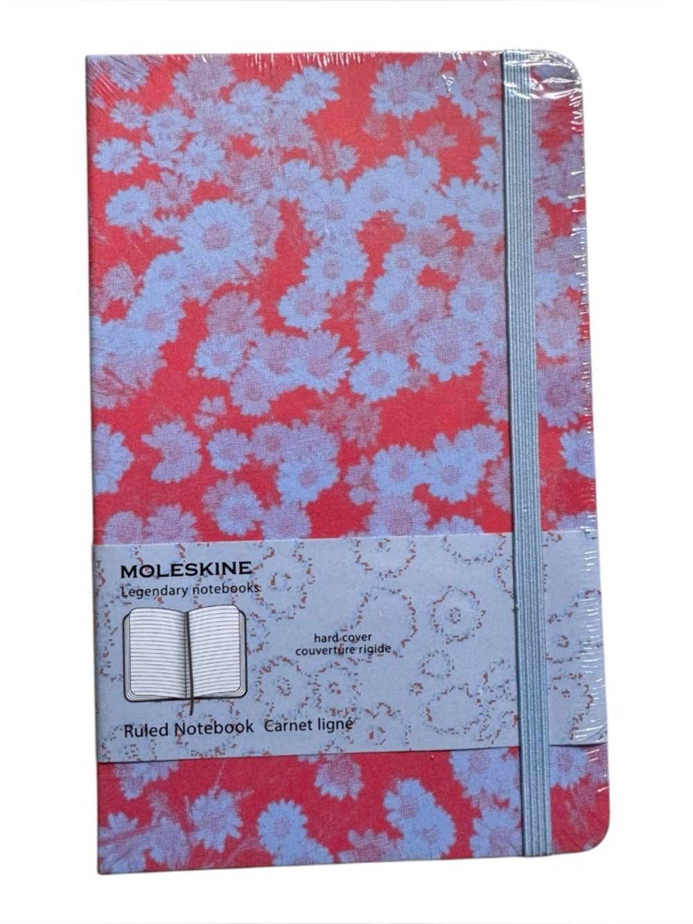 Moleskine Ruled Notebook Hard Cover Large 5x8.25 Floral Pink Sealed New